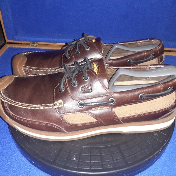 Keen Shoes | Keen Men's Newport Brown Leather Boat Shoes Sz. 11-Us, 44.5-Euro | Color: Brown | Size: 11 | Alwaysflywright's Closet